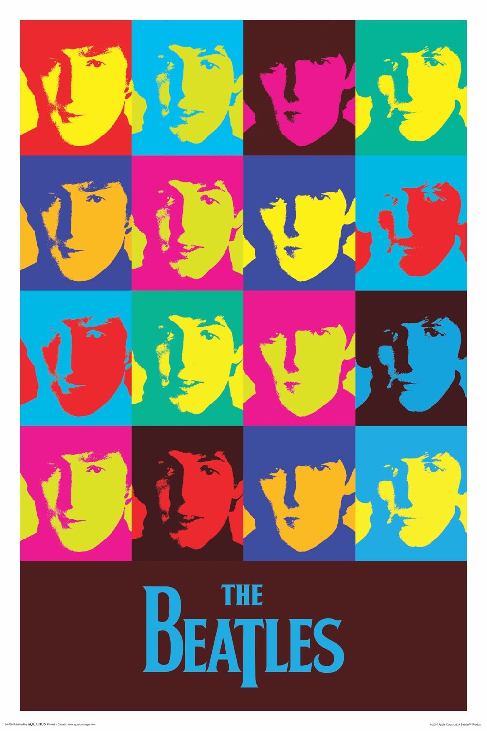Amazon｜Poster - The Beatles - Warhol Wall Art Licensed Gifts Toys
